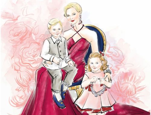 The Royal Couturier and Kemsky Celebrate Princess Charlene’s 41st Birthday With A New Illustration
