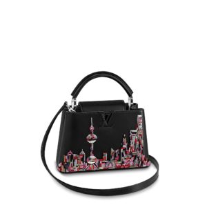 Louis Vuitton Capucine BB Shanghai skyline bag