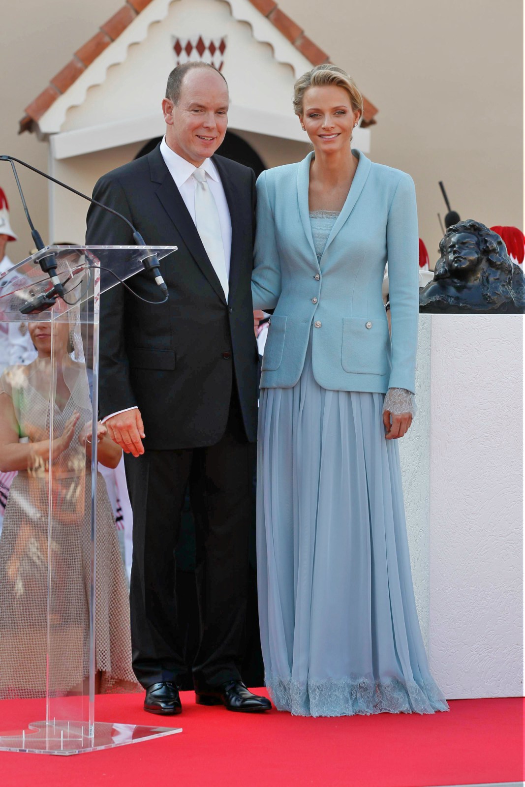 Prince Albert and Princess Charlene civil wedding reception