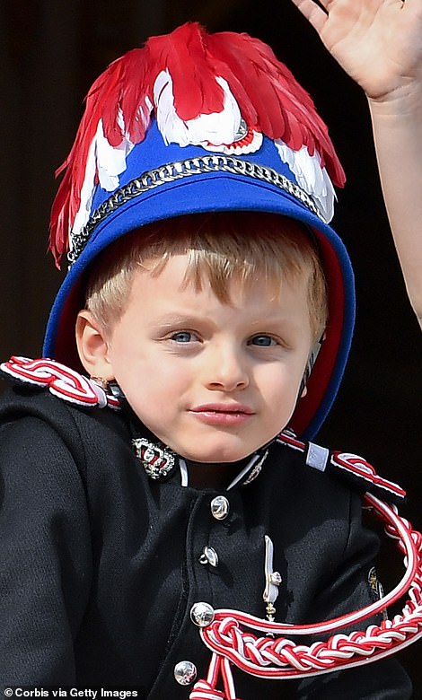 Prince Jacques at the Fete Nationale 2019