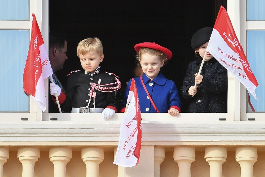 Princely twins of Monaco at the fete nationale 2019