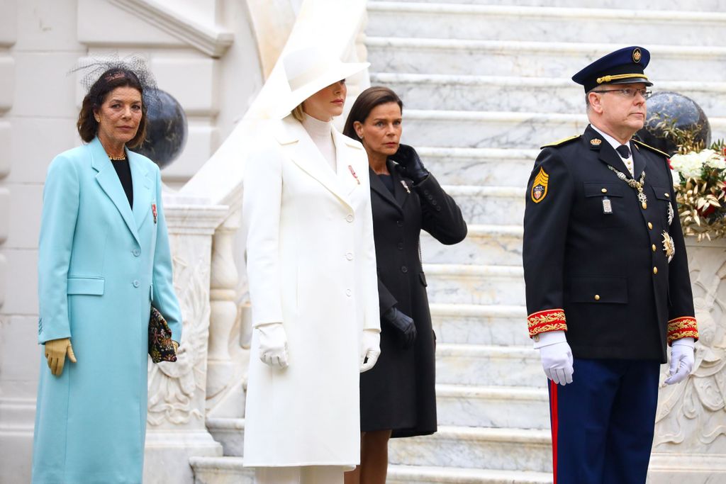 Princess Charlene National day in Akris 2019