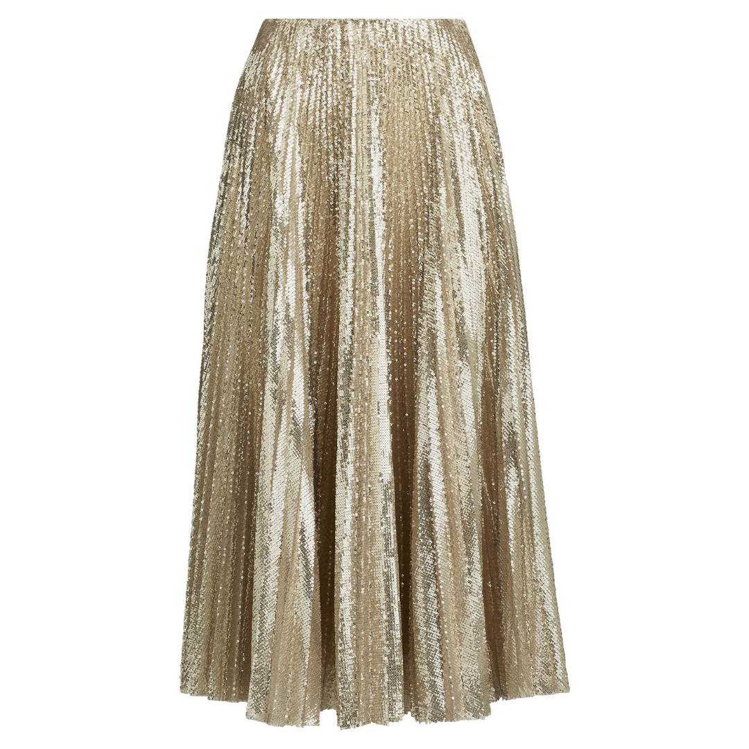 Ralph Lauren Collection Trivelas Pleated Skirt - The Royal Couturier