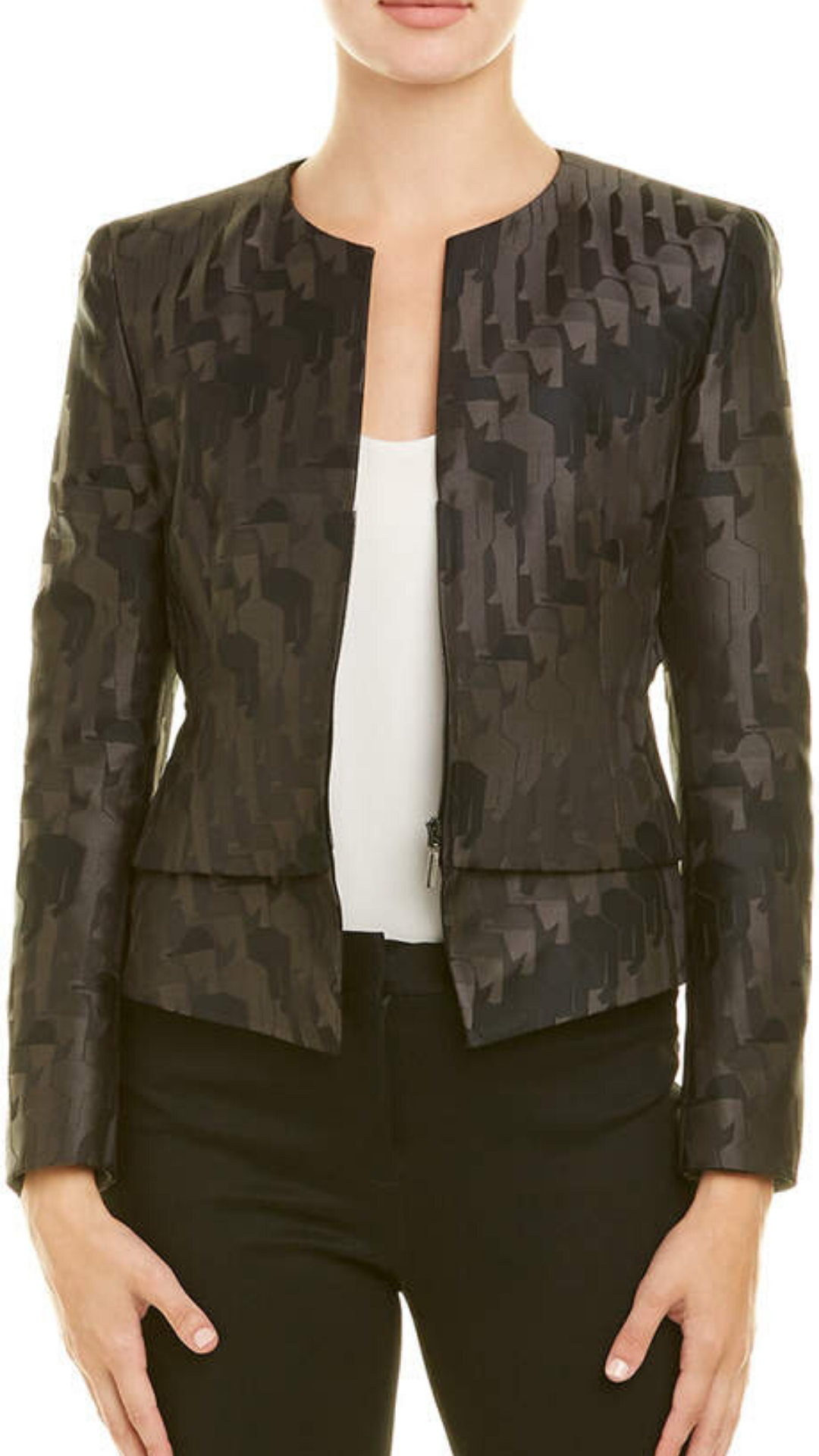 Akris Silk-Lined Wool Jacket