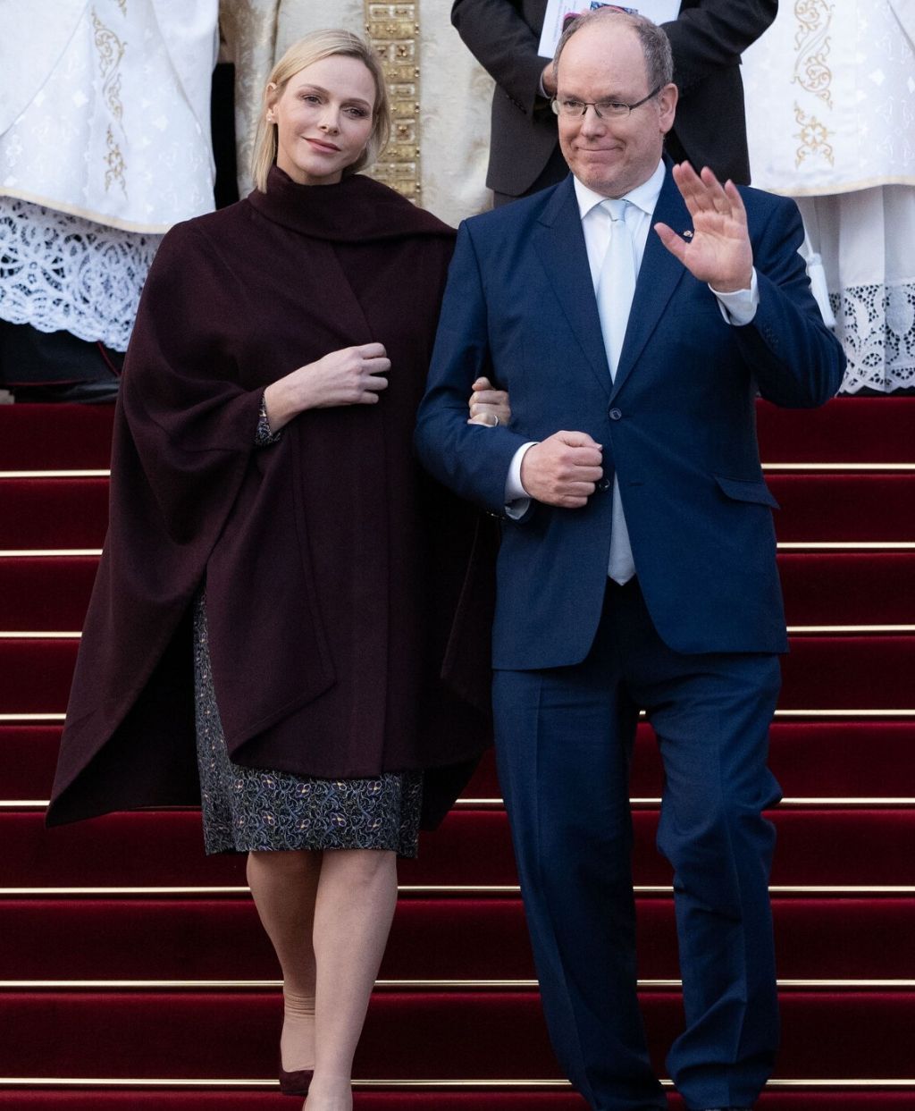 Prince Albert and Princess Charlene 10 March 2020