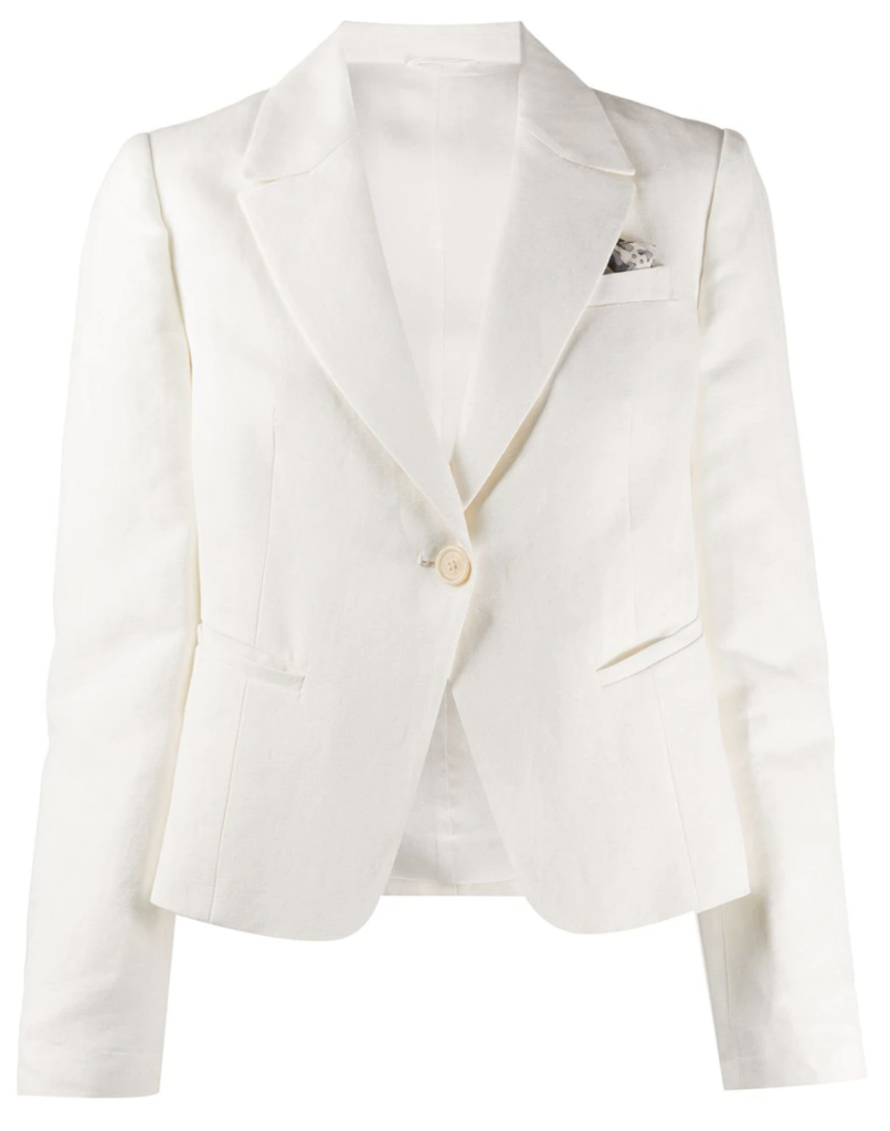 Brunello Cucinelli fitted single-breasted blazer