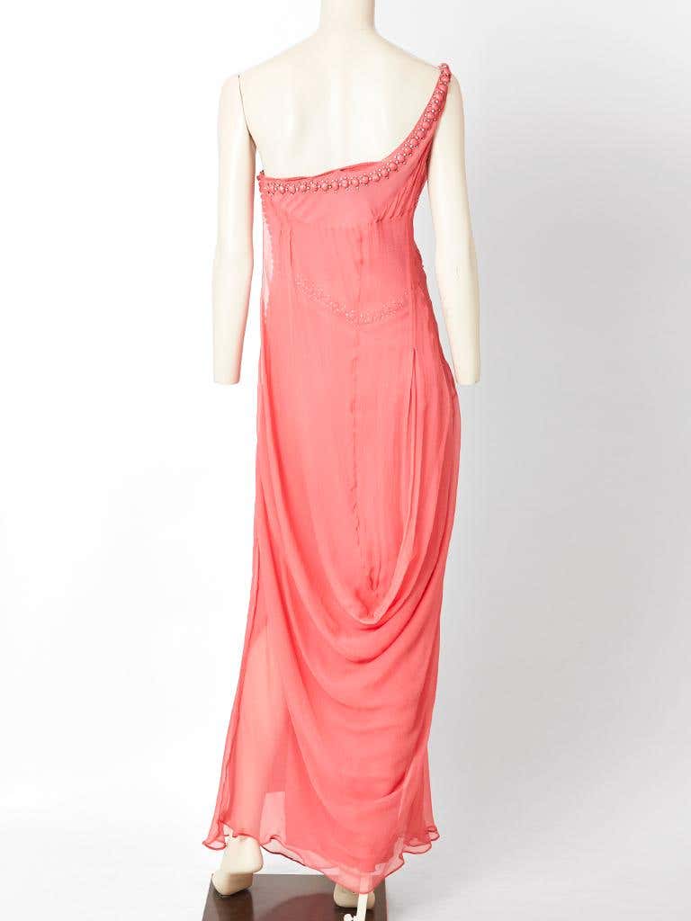 John Galliano For Dior Chiffon Gown