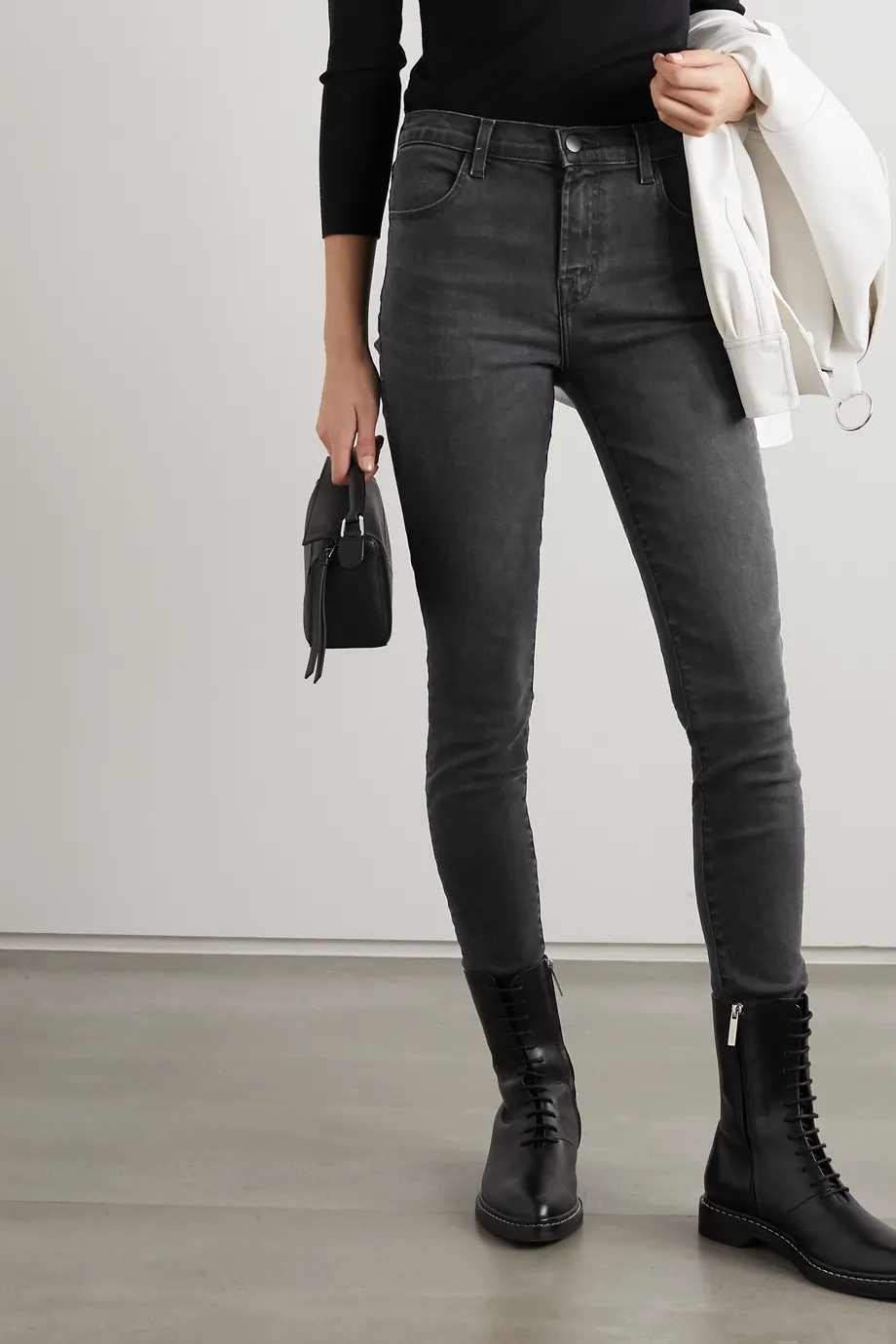 J Brand Alana cropped high-rise skinny jeans