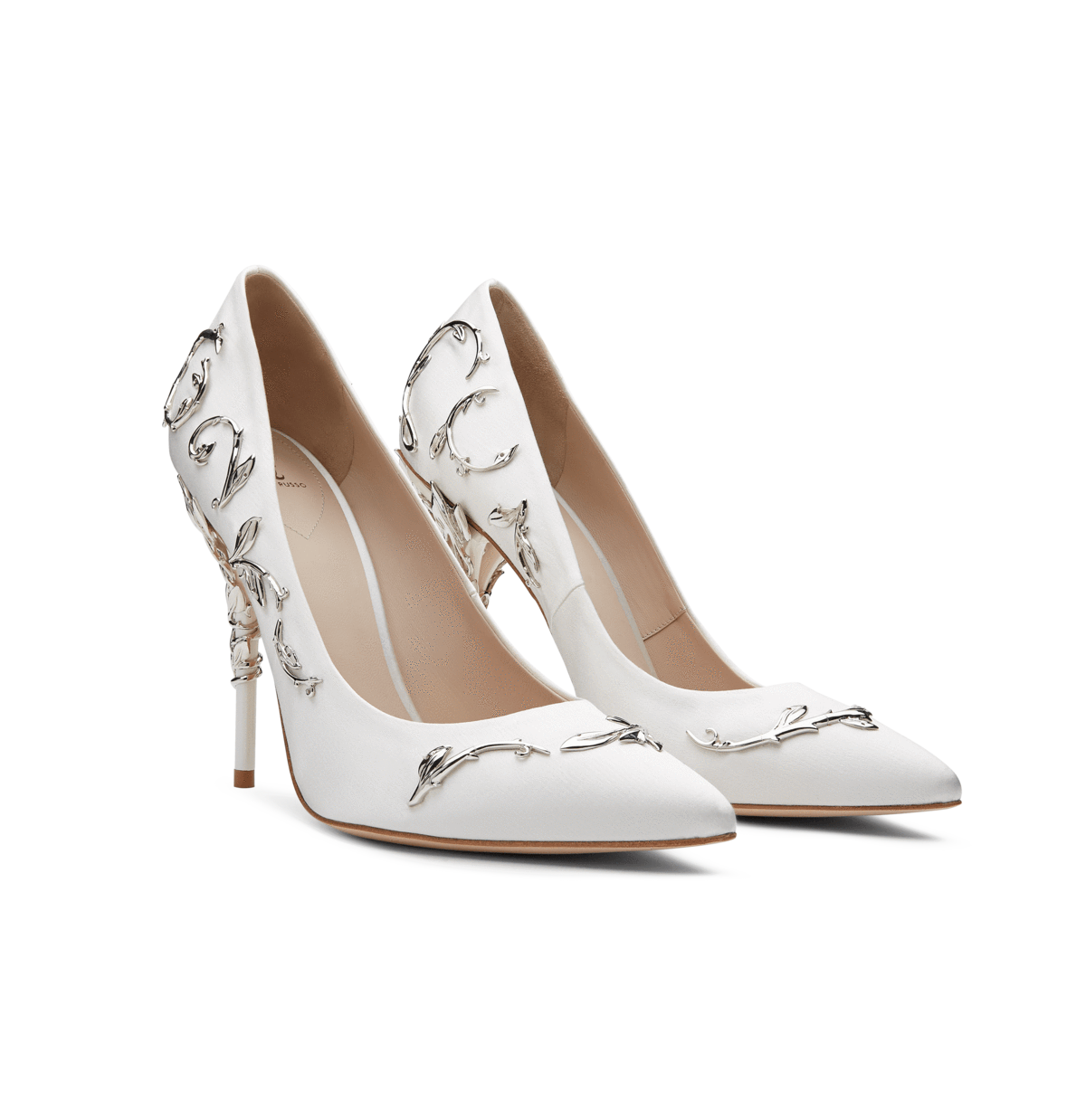 ralph and russo eden pumps white
