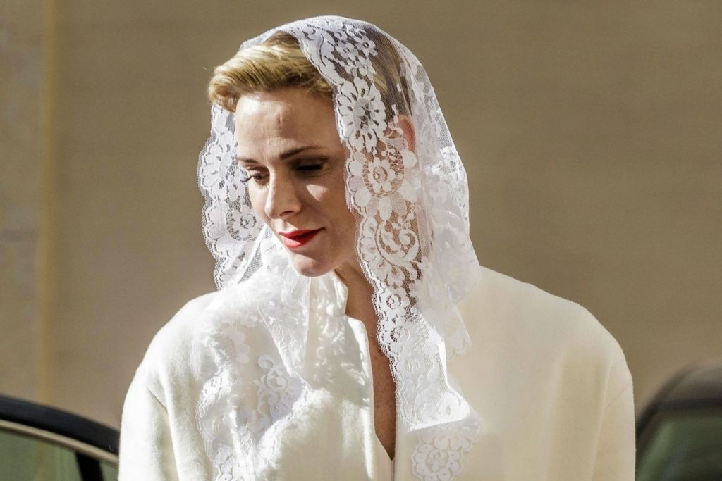 Princess Charlene At the Vatican in 2016