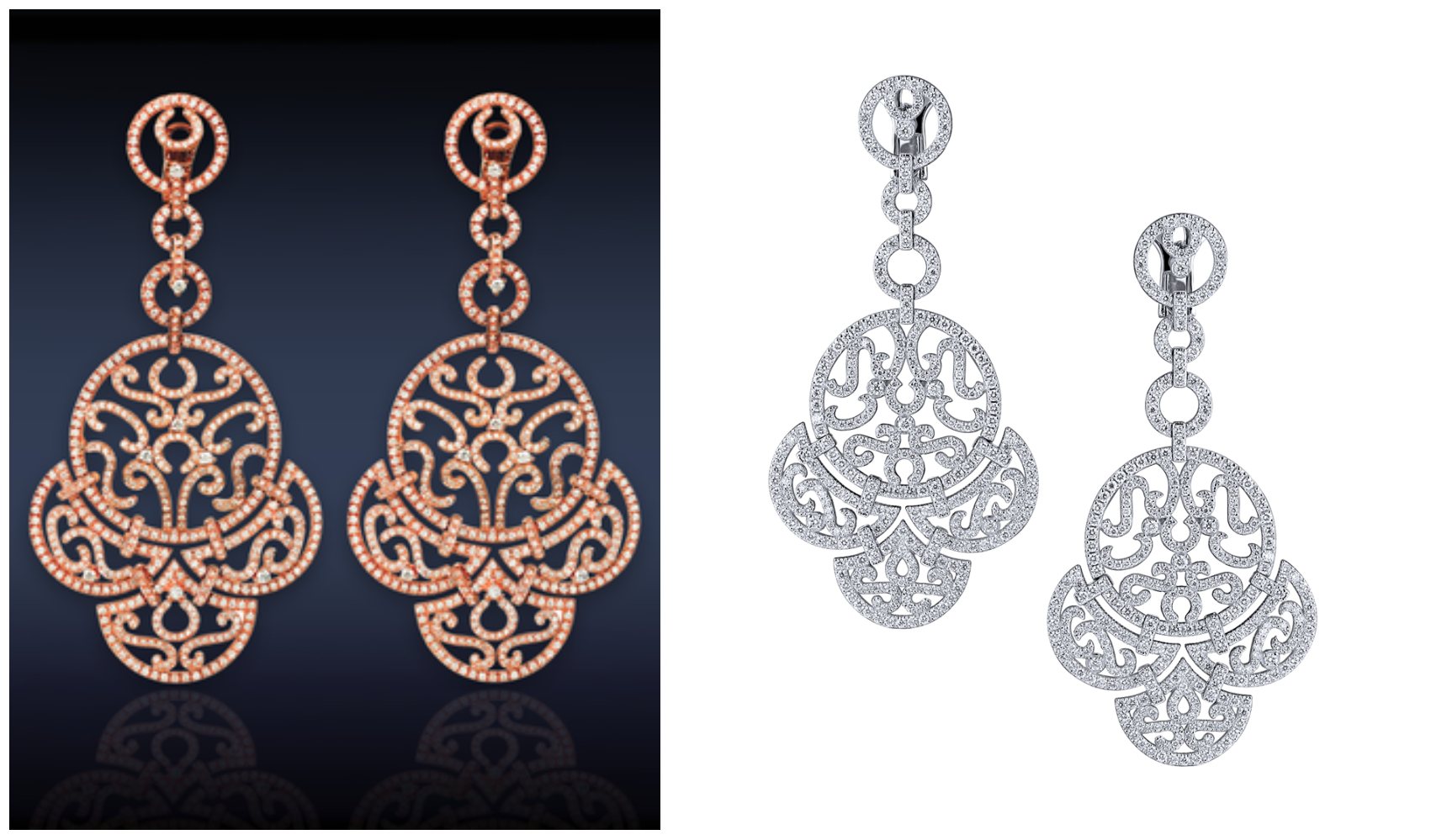 jacob and co lace earrings